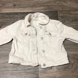 Cream Denim Jacket